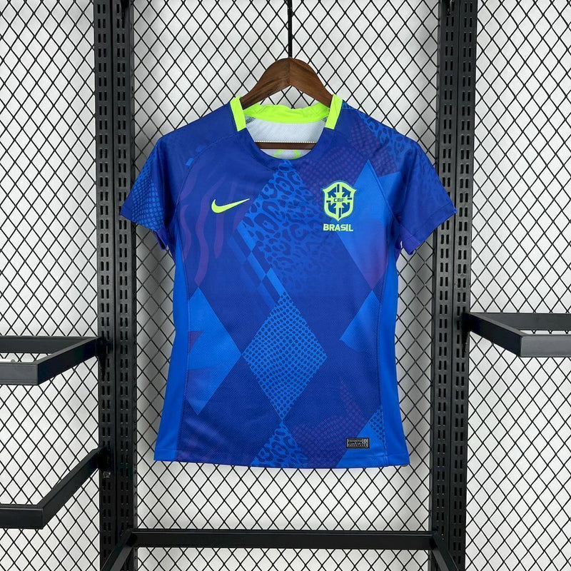 Camisa do Brasil Feminina - Azul Away