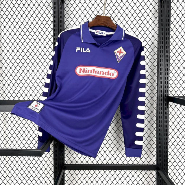 Camisa Fiorentina - 1998/1999 - Home - Manga Longa