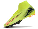Chuteira Nike Air Zoom Mercurial Superfly 10 Elite Campo - Verde/Laranja