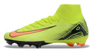 Chuteira Nike Air Zoom Mercurial Superfly 10 Elite Campo - Verde/Laranja